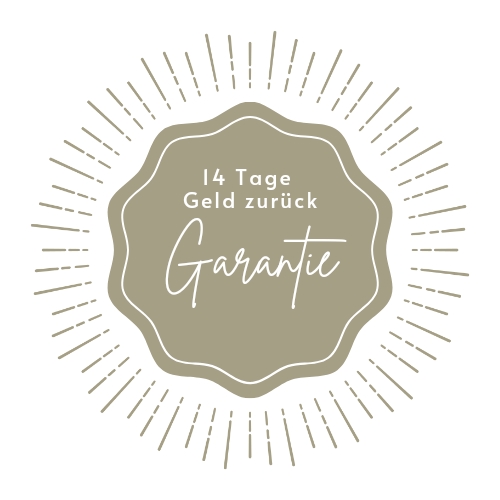 Ein Abzeichen für eine 14-Tage Geld-zurück Garantie