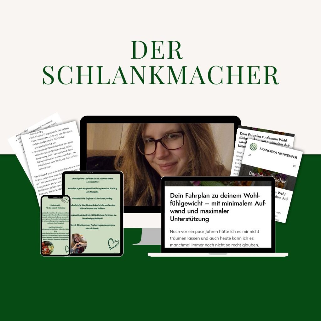 Der Schlankmacher: Eine Collage mit einzelnen Elementen des Schlankmachers